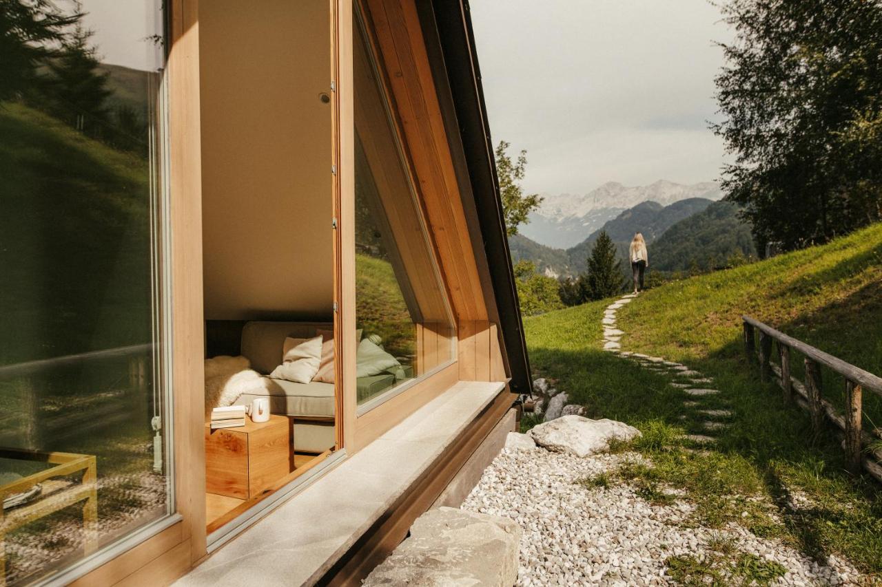 Eco Chalet Astramontana Tolmin Bagian luar foto