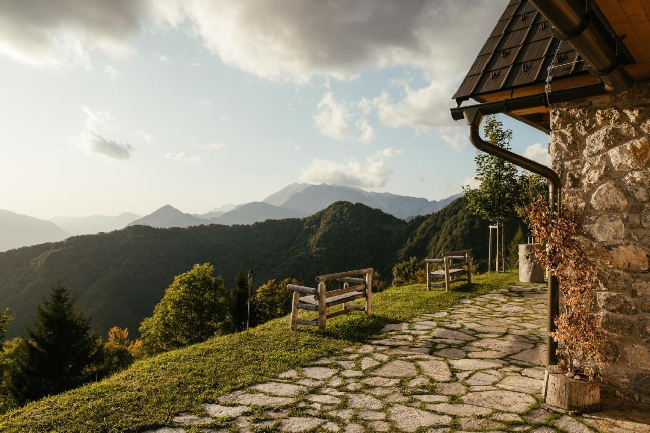 Eco Chalet Astramontana Tolmin Bagian luar foto