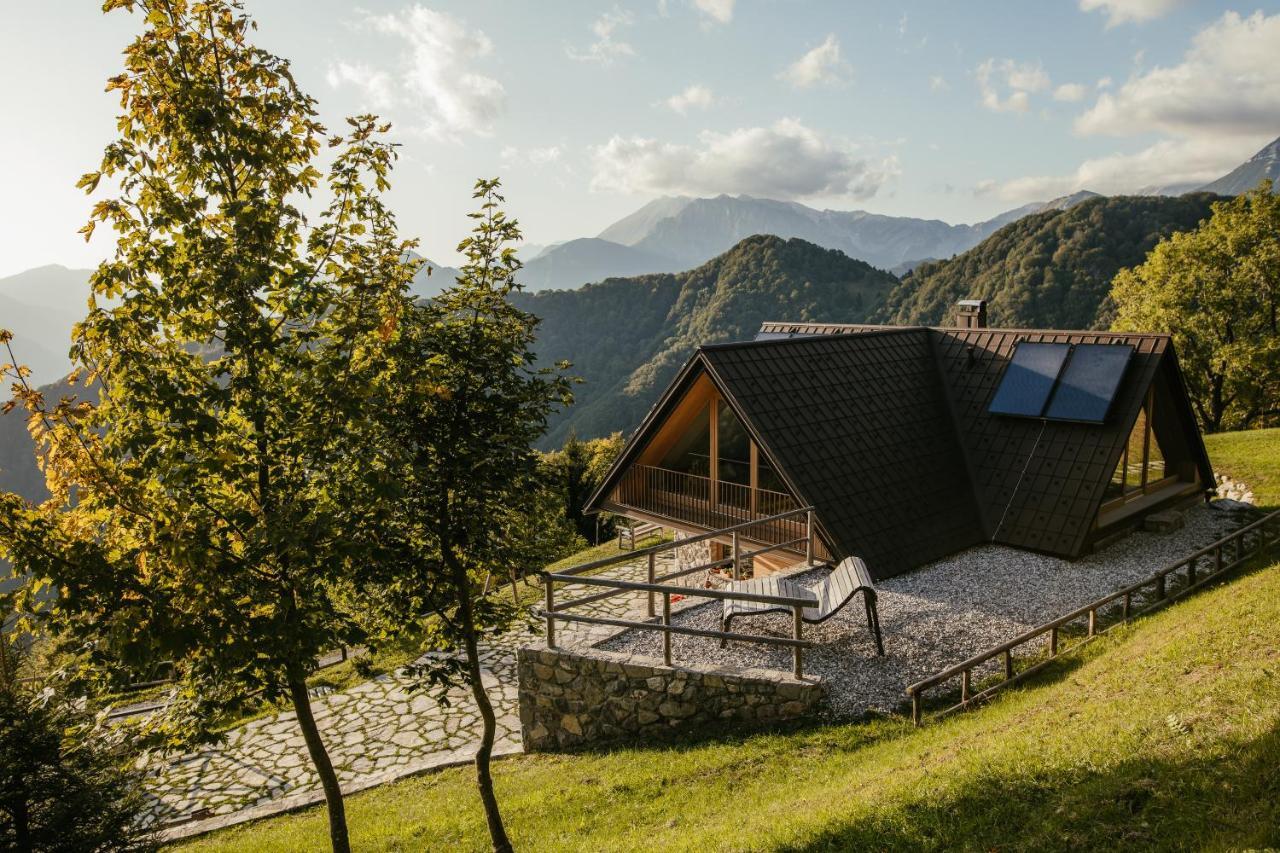 Eco Chalet Astramontana Tolmin Bagian luar foto