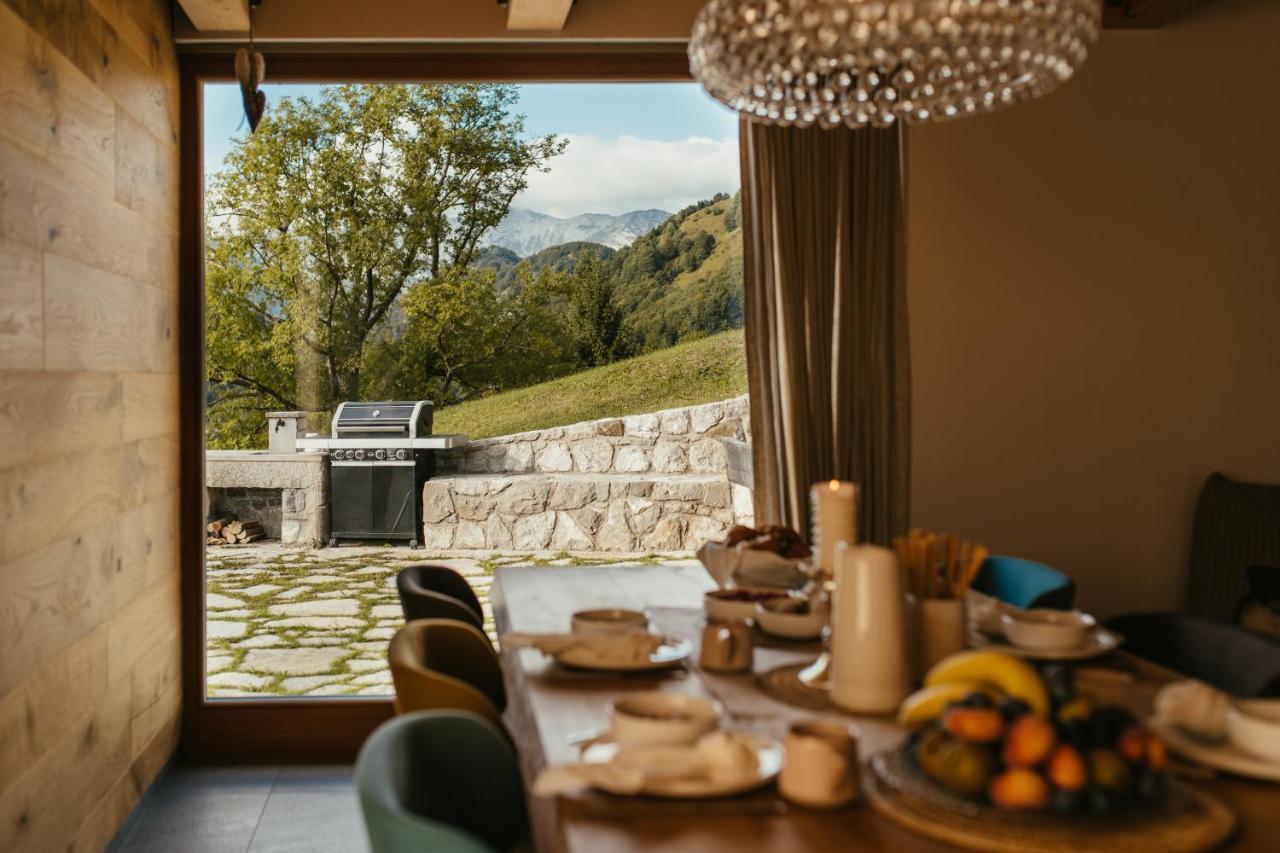 Eco Chalet Astramontana Tolmin Bagian luar foto