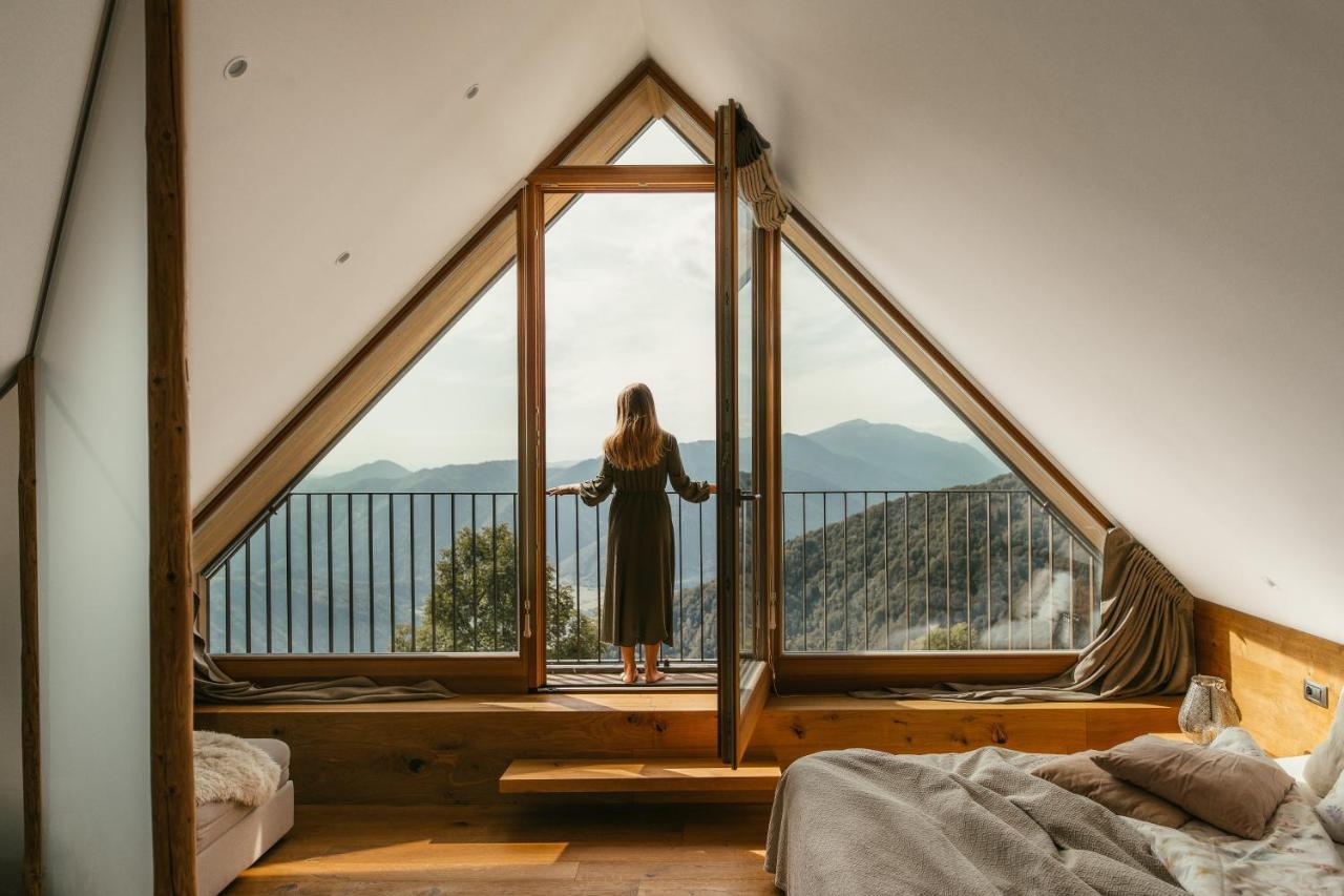 Eco Chalet Astramontana Tolmin Bagian luar foto